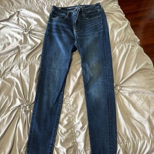 American eagle super stretch high rise jeans